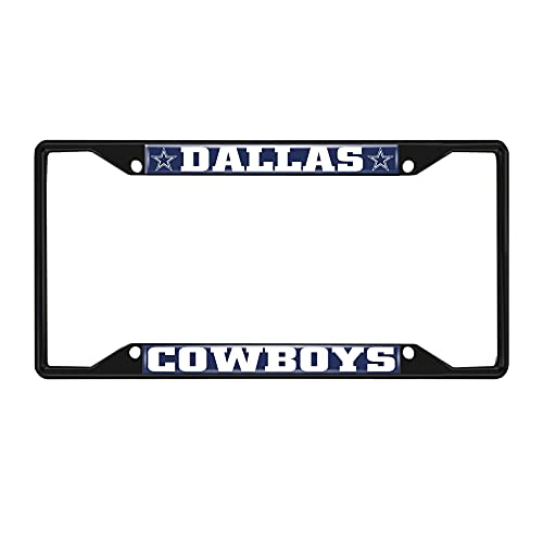 FANMATS NFL Unisex-Adult Black License Plate Frame