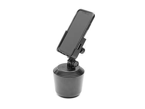 WeatherTech CupFone Two View – Adjustable, Universal Cup Holder Phone Mount Car & Truck Accessory – Best Design for iPhone & Smartphone Charging – Turquoise Billet Knobs - color: Turquoise