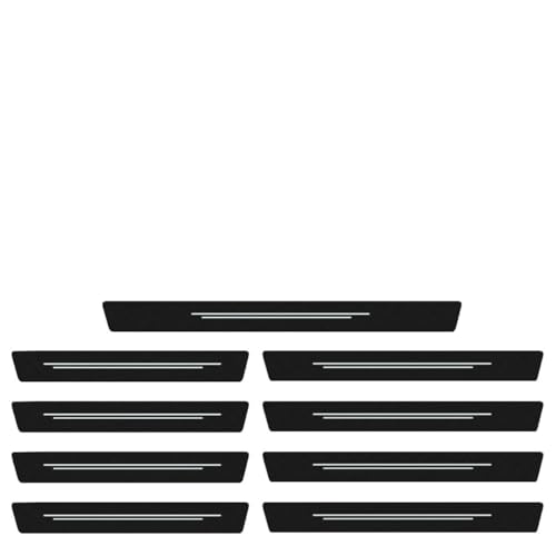 Car Door Sill Protector, Carbon Fiber Anti-Scratch Threshold Strips Stickers, Waterproof Trunk Door Entry Edge Guard, Universal Automotive Exterior Decoration Accessories(White-8PCS) - size: White-8PCS