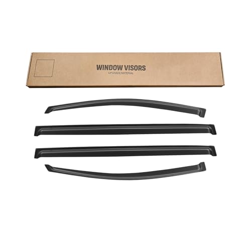 Window Rain Guards for 2011-2020 Toyota Sienna, Window Visor Guard Vent Wind Shade Deflector Rain Shield Protector Sun for 11-20 Sienna 2012 2013 2014 2015 2016 2017 2018 2019, Outside-Mount, 4PCS - size: For 11-20 Sienna
