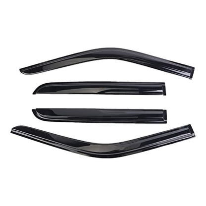 94975 Rain Guards for Trucks Window Visors 2015-2022 F0RD F150 Super/Crew Cab Window Deflectors,Vent Window Visors,4 PCS - size: 2015-2022 Ford F-150 Super/Crew Cab