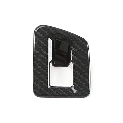 for Volkswagen Atlas 2018 2019 2020 2021 2022 2023 Atlas Cross Sport Accessories, Driver Seat Trunk Door Button Cover ABS Carbon Fiber Texture - size: TRUNK DOOR BUTTON COVER-1PC