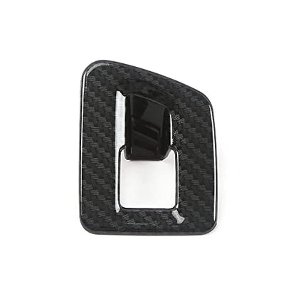 for Volkswagen Atlas 2018 2019 2020 2021 2022 2023 Atlas Cross Sport Accessories, Driver Seat Trunk Door Button Cover ABS Carbon Fiber Texture - size: TRUNK DOOR BUTTON COVER-1PC