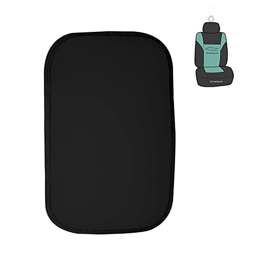 FH Group Water-Resistant Neosupreme Center Console Armrest Cushion Cover Protector with Gift- Universal Fit for Cars Trucks and SUVs (Black) FH1053 - color: Black, size: Neosupreme