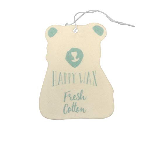 Happy Wax Relax and Refresh Mix Hanging Car Cub Air Fresheners Infused with Natural Essential Oils, 4 Ct. Variety Pack - Contains Calming Lavender, Fresh Cotton, Lemon, and Vanilla Sandalwood