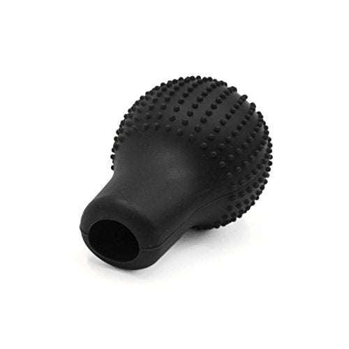 uxcell Black Soft Silicone Nonslip Car Manual Gear Shift Lever Knob Protective Cover - color: Black