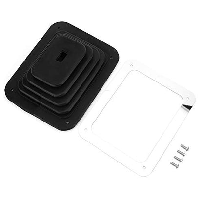 Gear Shift Cover, Shifter Boot Cover, Shift Boot Retainer, 5 5/8 in X 6 3/4 in Manual Automatic 350