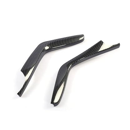 YINGTUU for Honda Civic Accessories 10th Gen 2016 2017 2018 2019 2020 2021 Side Gear Shift Panel Frame Trims Carbon Fiber Pattern - color: Side Gear Shift Panel Strips Trims