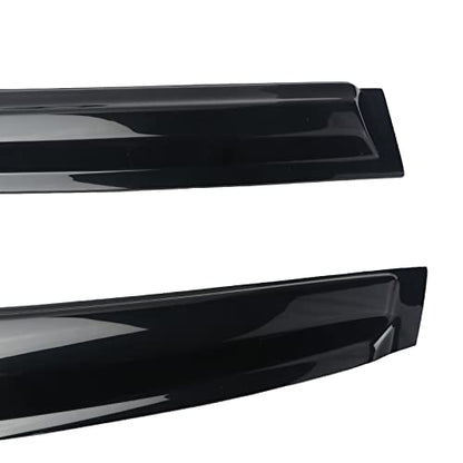 Tape-On Window Visors Deflectors Rain Guards 4 Piece Set ‎Compatible with 2011-2023 Dodge Durango 94267 - size: 2011-2023 Dodge Durango