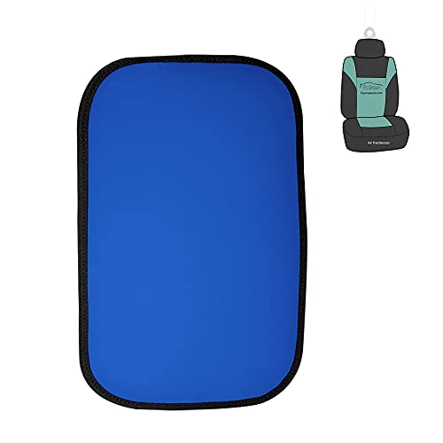 FH Group Water-Resistant Neosupreme Center Console Armrest Cushion Cover Protector with Gift- Universal Fit for Cars Trucks and SUVs (Blue) FH1053 - color: Blue, size: Neosupreme