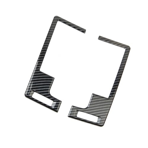 Carbon Fiber Style Center Console Dashboard Air Outlet AC Vent Cover Trim Accessories for Nissan 350Z
