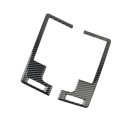 Carbon Fiber Style Center Console Dashboard Air Outlet AC Vent Cover Trim Accessories for Nissan 350Z