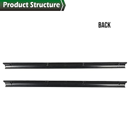 GRAND ORANGE Door Sill Scuff Plate Protector Pair Compatible with Ford Ranger Extended Cab & Regular Cab 1992-2011 Left and Right Black F57Z1013208A - size: Fit Ford Ranger Extended & Regular Cab 1992-2011