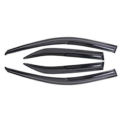 Window Visor Tape-on Side Compatible with 2012-2017 Toyota Camry Window Visor Deflector Rain Guard Window Visors for Cars, Vent Deflector 4 pcs 94822 - size: 2012-2017 Toyota Camry