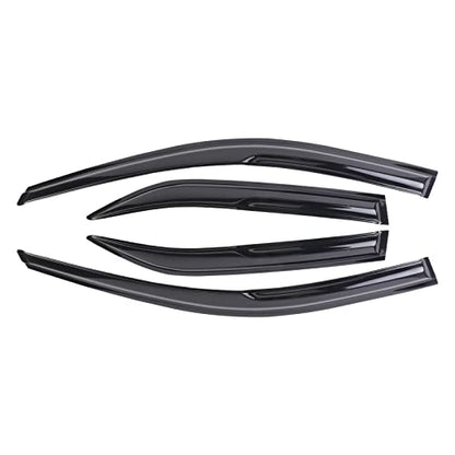 Window Visor Tape-on Side Compatible with 2012-2017 Toyota Camry Window Visor Deflector Rain Guard Window Visors for Cars, Vent Deflector 4 pcs 94822 - size: 2012-2017 Toyota Camry