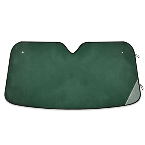 Boccsty Elegant Deep Emerald Green Automotive Car Window Shades Truck SUV Sun Shade Sun Visor Windshield Sun Shade Car Window Covers for Men Woman M - color: Deep Emerald Green, size: M