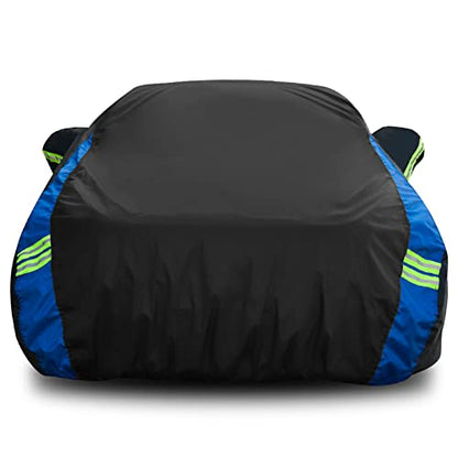 Avecrew Car Cover Waterproof All Weather for Automobiles, Outdoor Heavy Duty Full Exterior Covers for Sedan(194"-208") - size: Fit Sedan Length 194-208 Inch