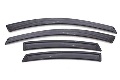 Auto Ventshade [AVS] Outside Mount Rain Guards for 2013 - 2016 Dodge Dart | Window Vent Visors, 4 pcs. - Smoke | 94529