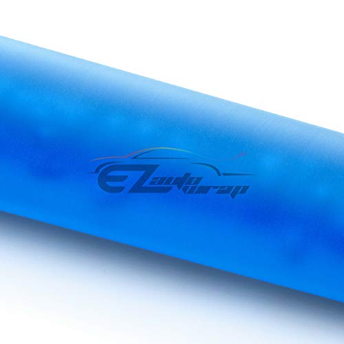 EZAUTO WRAP Blue Shift Knob Stick Frosted Matte Crystal Bubble Long Throw Gear Shifter 10cm - color: Matte Blue, size: 10cm