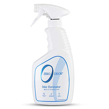 Zero Odor – Multi-Purpose Odor Eliminator - Air & Surface Odor – Patented Technology for Bathroom, Kitchen, Fabric, Closet- Smell Great Again, 16oz - size: 16 Fl Oz (Pack of 1)