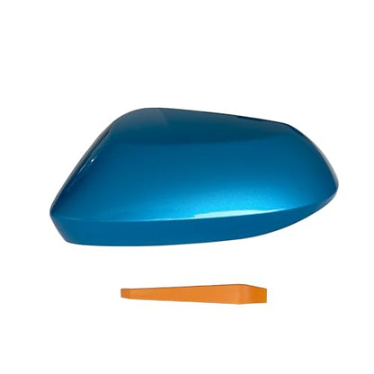 Right Passenger Side Direct Replacement Mirror Cover Cap Compatible with Toyota Corolla 2019-2022 Blue - size: Right Passenger Side