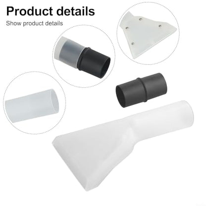 Transparent Upholstery Vacuum Extractor Nozzle Head for 32-35mm Hoses, Spray Carpet Cleaner Attachment for Car, Furniture and Floor Mats