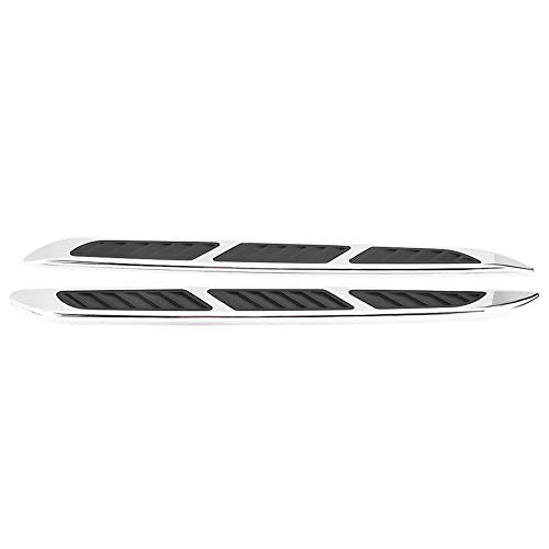 Hood Side Trim, 2pcs Car Exterior Hood Side Door Air Vent Cover Intake Grille Decorative Trim Sticker