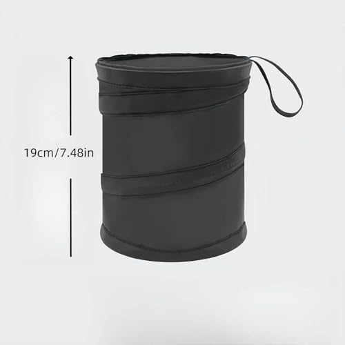 Leak-Proof Foldable Car Trash Can, Convenient Hanging Design, Durable Polyester Pop-up Trash Can, sSuitable for Cars, SUVs, Trucks, Camping, Outdoor