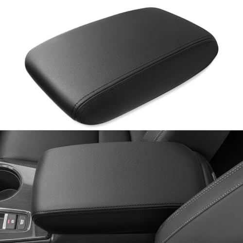Center Console Armrest Cover Compatible with Honda Civic 2012-2015 Accessories, Premium Leather Arm Rest Cover Pad, Car Middle Console Cover (Black) - size: 2012-2015 Honda Civic