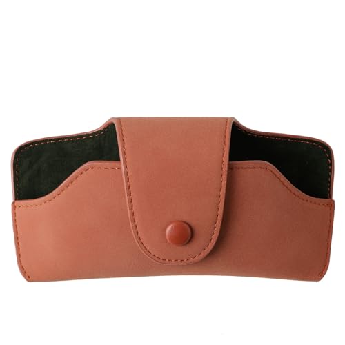 Car Sunglasses Holder for Car Visor Vegan Leather Auto Eyeglass Case with Clip Automotive Interior Visor Accessories - color: 13sunglasses Holder-red