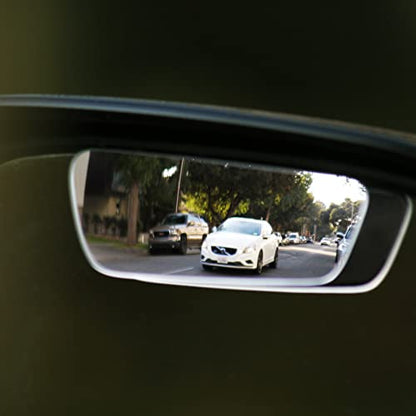 Safe View Wingman Blind Spot Mirrors – See More, Drive Safer – Real Convex Glass, Wide Angle Vision, Easy Peel & Stick, Durable Weatherproof Design - size: Wingman