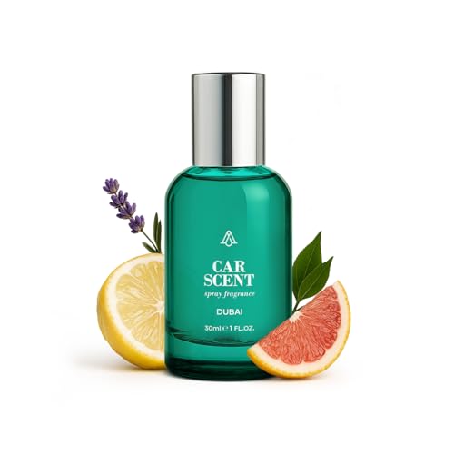 AromaPlan Car Air Freshener Spray, Dubai- Non-Toxic, Concentrated, Odor Eliminator & Long Lasting Car Air Freshener- Car Scent Spray, 5 Star Hotel Scent Fragrances (30 ml)