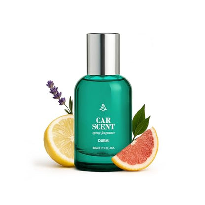 AromaPlan Car Air Freshener Spray, Dubai- Non-Toxic, Concentrated, Odor Eliminator & Long Lasting Car Air Freshener- Car Scent Spray, 5 Star Hotel Scent Fragrances (30 ml)