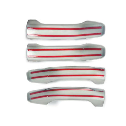 8PCS Door Handle Covers Trim Compatible with 2014-2020 Chevrolet Silverado+GMC Sierra Suvs Trucks Glossy-Black Without Passenger Keyhole - color: Glossy Black, size: 14-19 Silverado No Smartkeyhole