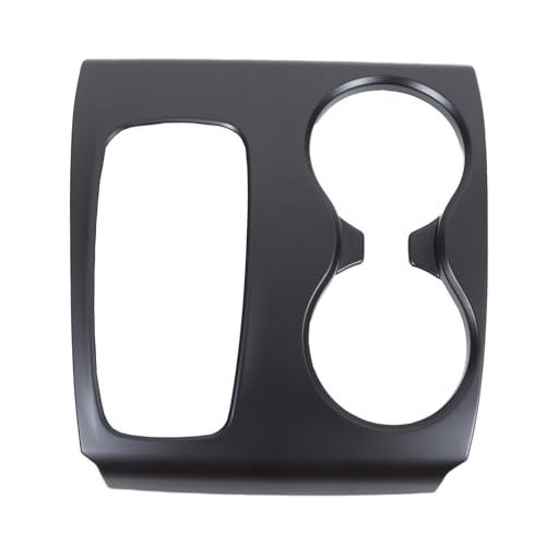Gear Shift Panel Cover for Honda Pilot 2016-2020/ Honda Ridgeline 2017-2020, Gear Shift Knob Console Panel Trim, ABS Center Console Cup Holder Frame Anti-Scratch Protector Accessories (Matte Black) - color: Matte Black