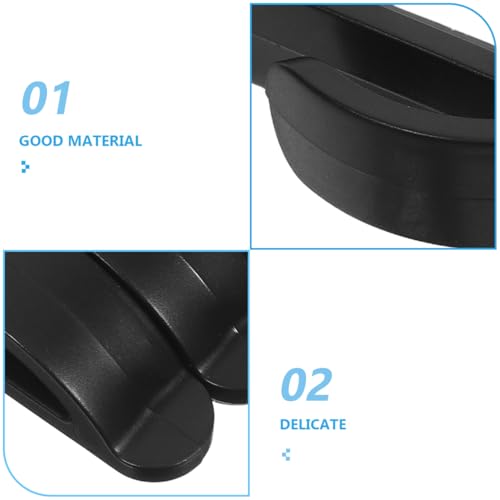 FAVOMOTO 4PCS Car Mini Hooks, Plastic Adhesive Car Dashboard Hook Seatback Organizer Vehicle Interior Accessories Stickers for Key Earphone Charging Cable - size: 4X1.3cm