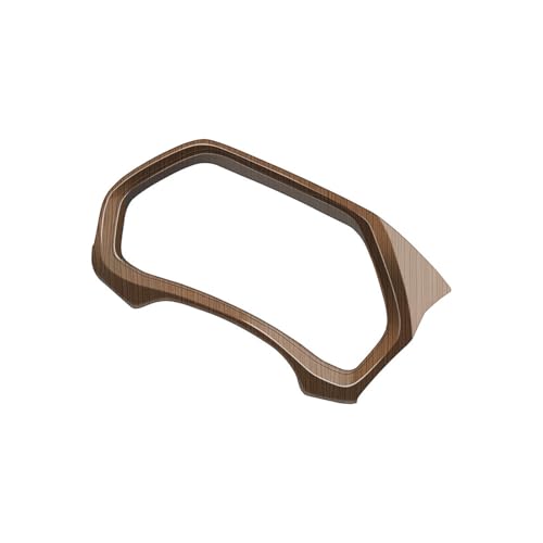 Car Dashboard Cover Compatible With Toyota New Grand Highlander 2024 2025 2026 Dash Board Instrument Panel Frame Dial Dashboard Trim Interior Car Accessories ABS 1PC (Peach Wood Style) - color: Peach Wood Style