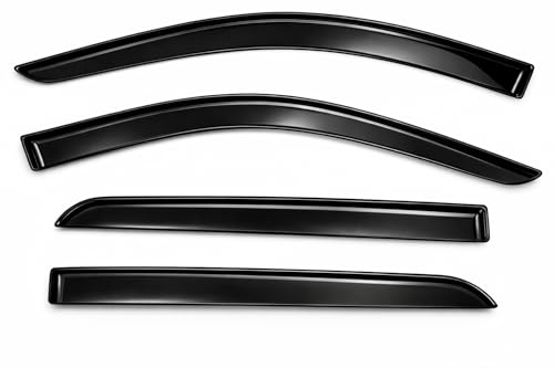 2018-2023 Tape-On Rain Guards for Chevrolet Traverse Side Window Visor Deflectors LS LT RS Premier True North High Country Durable Tinted Shades 2019 2020 2021 2022 - size: For Chevy Traverse 2018-2023
