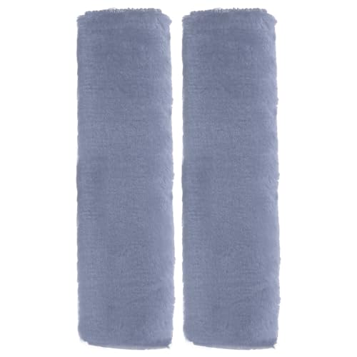 HARFINGTON 2pcs Car Seat Belt Pad Soft Fiber Seatbelt Shoulder Strap Covers Comfortable Driving Cushion Universal Car Accessories for Car, Grey - color: Grey