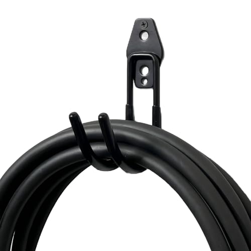 EV Charger Holder Wall Mount | Heavy-Duty J-Hook for Electric Vehicle Charging Cable Management, Durable Steel Hook for Indoor/Outdoor Use, EV Charger Cord Organizer, Tesla and J1772 Compatible - size: 1 Pack