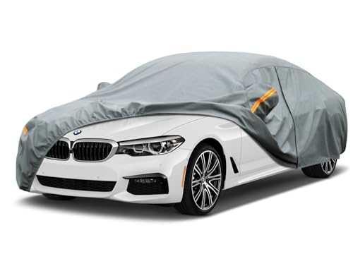 Kayme Heavy Duty Car Cover Custom Fit BMW 3 Series 320i 325i 328i 330i 335i (2013-2025) Waterproof All Weather for Automobiles, Full Exterior Covers Sun Rain UV Protection.（Deliver About 3-10 Days） - size: Custom Fit BMW 3 Series