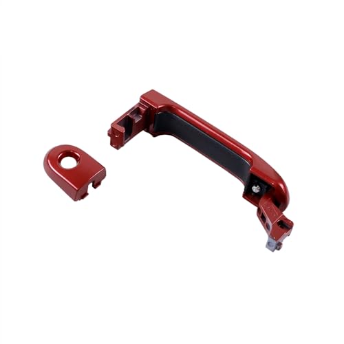 Red 1 Lot 4 Doors Exterior Handle Door Outer Handle Compatible with Nissan Versa 2007-2012 - color: Red