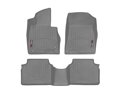 WeatherTech Custom Fit FloorLiners for Kia K5, Sonata, K5-1st & 2nd Row (461598-1-2), Grey - color: Grey