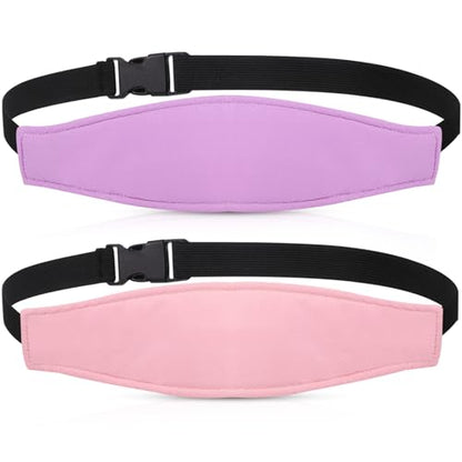 HESTYA 2 Pcs Carseat Head Support Toddler, Stroller Seat Headrest for Sleeping Traveling, Neck Relief Headband Strap for Kids Children Toddler Infant(Sweet) - color: Sweet