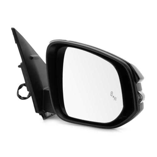 For Toyota RAV4 2015 2016 2017 2018 Mirror Passenger Side | Outer | Rear | w/Signal Light | w/Blind Spot Detect | Paint To Match | TO1321343 | 879100R180C0 - color: Passenger Side