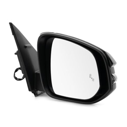 For Toyota RAV4 2015 2016 2017 2018 Mirror Passenger Side | Outer | Rear | w/Signal Light | w/Blind Spot Detect | Paint To Match | TO1321343 | 879100R180C0 - color: Passenger Side
