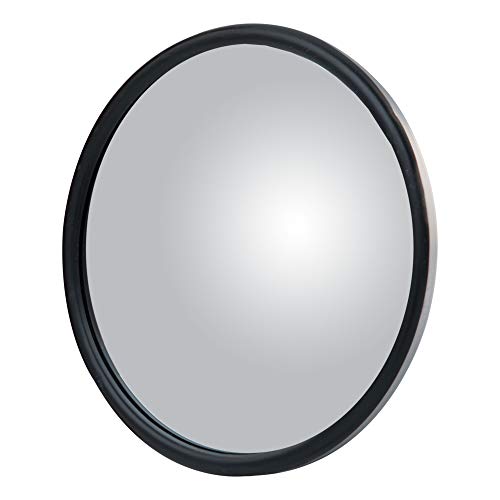 RETRAC 610131 5-Inch Black Steel Center-Mount Convex Mirror Head, Universal Driver or Passenger Side