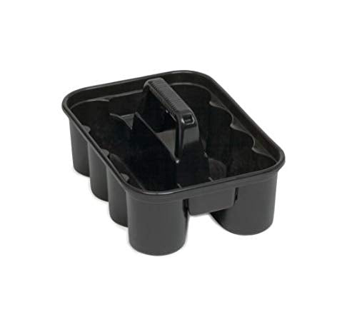 Rubbermaid Commercial Products Deluxe Carry Caddy for Take-Out Coffee/Soft Drinks Postmates/Uber Eats/Food Delivery Cleaning Products Sports/Water Bottles Black - size: 1 Pack