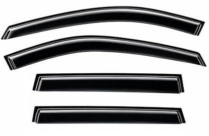 2014-2020 Tape-On Rain Guards for Nissan Rogue Side Window Visor Deflectors Extra Thick Vent Shades 2015 2016 2017 2018 2019 - size: For Nissan Rogue 2014-2020