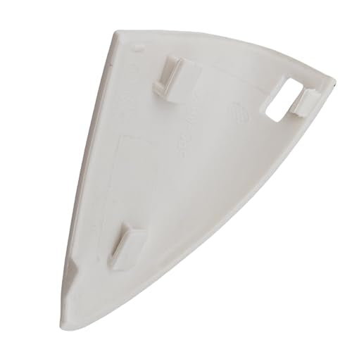 Car Front Left Side Door Handle Key Cover Cap Compatible with Hyundai Elantra MK7 2020 2021 2022 2023 Replace Part 82652-AA100 Door Handle End Bezel (Front Left, White) - color: White